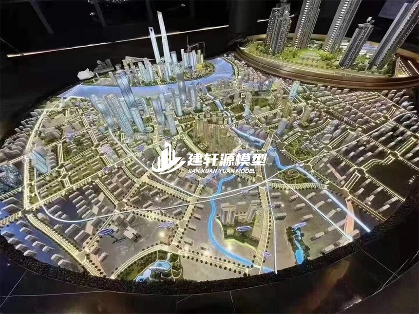 香河规划模型制作