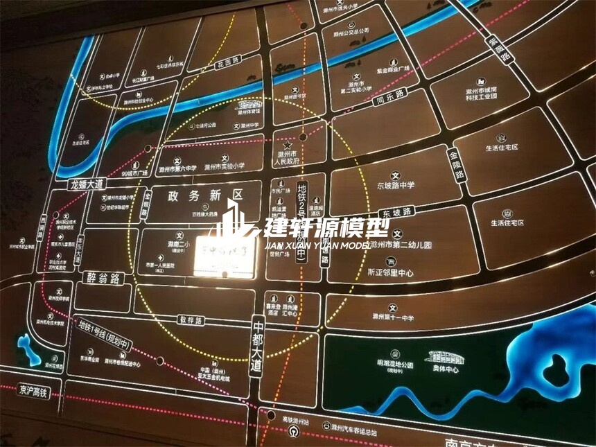 香河区域壁挂模型