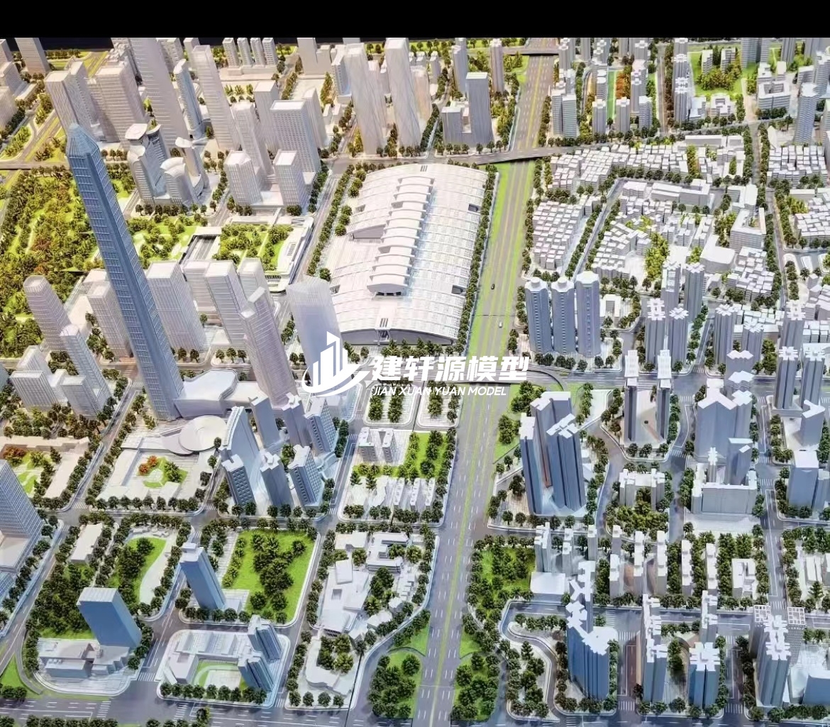 香河城市规划模型